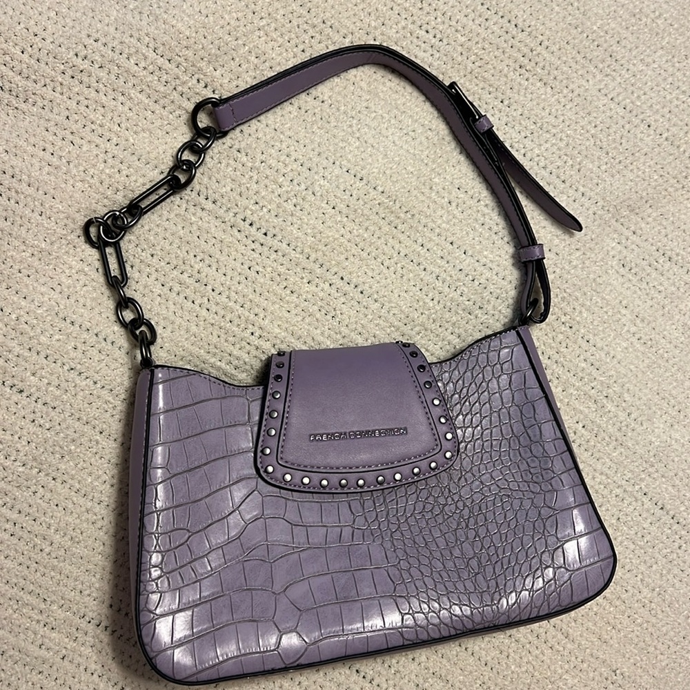 French Connection Leather Shoulder Bag